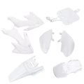 CRF50 XR50 Fairing Plastic Fender Kit For Honda Sdg SSR 50cc-160cc White