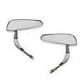 Motorcycle Rear View Side Mirrors For Breakout Wide Glide Chrome
