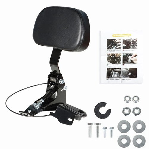 Adjustable Driver Backrest W/ Mounting Kit For Road Glide 09-21