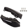 For 2009-2016 Touring Road Street Glide Black ABS Mid-Frame Air Deflectors