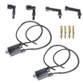 Complete Ignition Coil Wire Cap Kit For Kawasaki Vulcan 1500 Classic 1997-2008