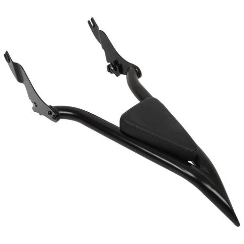 22inch Tall Backrest Sissy Bar For Touring Cvo Road Glide Street Road King Black