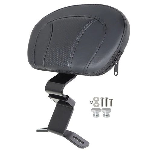Front Driver Rider Backrest Pad For 2009-2022 Touring Road King Glide Cvo Flhr