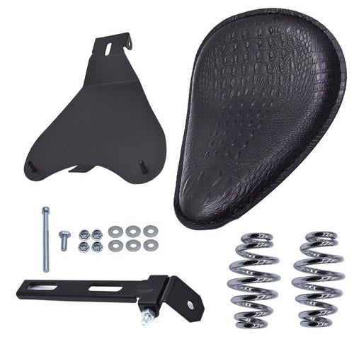 For Yamaha V Star 1300 1100 950 650 250 Black Motorcycle Bobber Solo Seat Spring