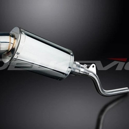 Delkevic 9" Stainless Oval Muffler - Kawasaki KLX250 09-20 KLX300 21-24 Exhaust