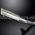 Delkevic 8" Stainless Muffler - Kawasaki Concours 14 GTR1400 2008-2021 Exhaust