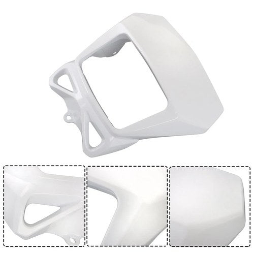 02-23 Fit For Suzuki DR-Z Drz 400S SM DR 200 650 Head Light Cover Mask White