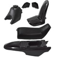 For Yamaha PW50 PY50 Plastic Fender Body Seat Gas Tank Kit Black