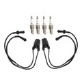 2 Set Ignition Coil & Spark Plug & Cap For Honda Shadow 1100 VT1100 1987-2007