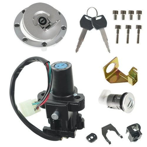 For Honda CBR1100XX 1999-2006 Ignition Switch Fuel Gas Cap Seat Lock Key Set