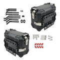 Side Case 36L Hard Saddlebags Motorcycle Tour Trunk & Mounting Bracket