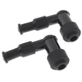 2×Spark Plug Boot Cap Cover Resistor For LB05F 90 Degree ATV Motorcycle Snow