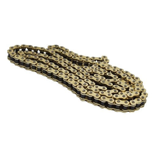 Gold 530x150 O-Ring Drive Chain Motorcycle 530 Pitch 150 Links 8200# Tensile