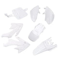White Plastic Fender Fairing For Honda XR50 CRF50 Sdg SSR 107 125 Dirt Pit Bike