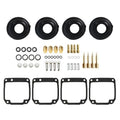 4 Carburetor repair kit with diaphragm Vacuum For Yamaha XJ550 Maxim 1981-1983