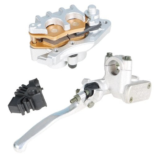 Front Master Cylinder Lever + Brake Caliper Pad for Honda XR250R 400R 600R 650LR
