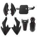 For Honda XR50 CRF50 Sdg SSR 107 125 Dirt Pit Bike Black Plastic Fender Fairing
