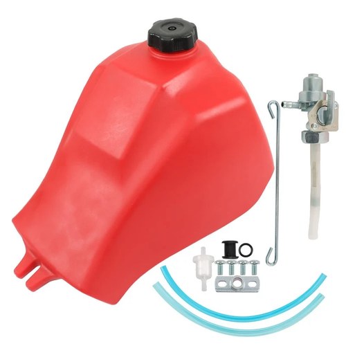 Fuel Tank with Cap and Fuel Petcock for Honda ATC185 ATC185S ATC200 ATC200S