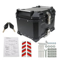 Motorcycle 45L Tail Box Balck Luggage Waterproof Scooter Trunk Storage Top Case