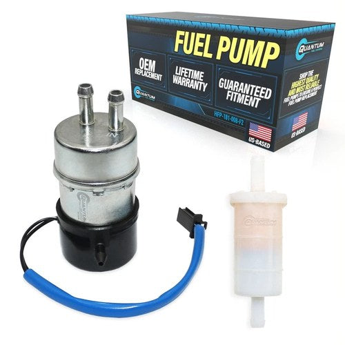 Qfs Electric Fuel Pump +Fuel Filter for 1989-92 Yamaha FJ 1200 3CV-13907-00-00