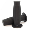 Laguna Grips - Black - 7/8" - Vintage Motorcycle Cafe Brat Chopper Bobber