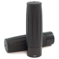 Barrel Grips Black - 7/8" Vintage Motorcycle Cafe Chopper Brat Bobber Scooter