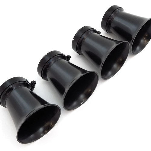 4 Pack Black Air Filter Velocity Stacks 39mm Honda CB500 CB550 CB750 Cafe Bobber