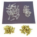 120 Piece 30 Male 30 Female spade terminals insulators 6.3mm Locking Motorcycle