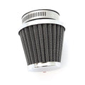 Chrome Motorcycle Performance Air Filter Pod 54mm Honda Kawasaki Yamaha Suzuki