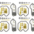Deluxe Carburetor Repair Rebuild Kit 4 Pack 1977 - 1978 Honda CB550 CB550K Carb