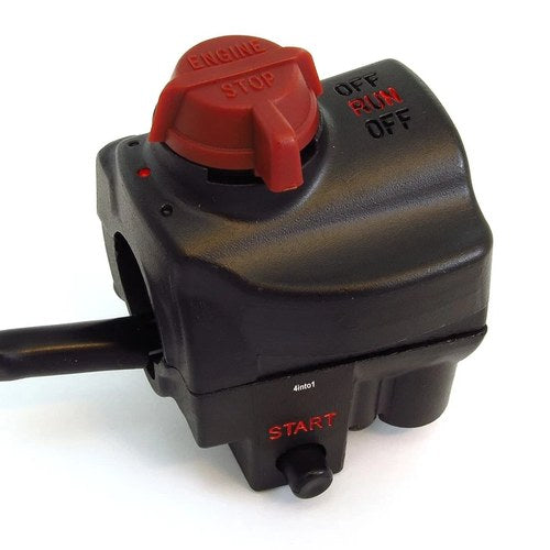 Reproduction Throttle / Switch Assembly - 35130-377-P00 - Honda CB360/400F/550