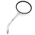 Chrome Honda Cruiser Round Motorcycle Mirror - 10mm M10 - 7" Long Stem
