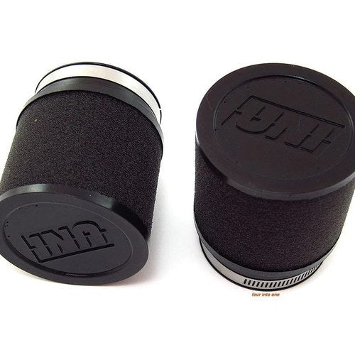 2 Pack Uni PK-92 Universal High Flow Foam Air Filter Pod Set 53mm - 55mm Carb ID