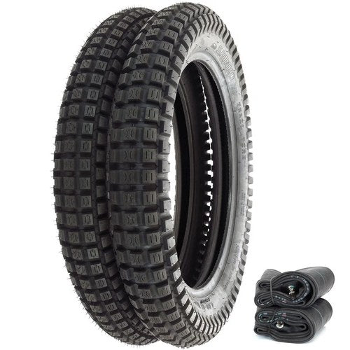 Shinko SR241 Trail Tire Set - Honda NX/TL125 XL125S XL200R- Tires and Tubes