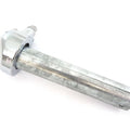 British Style Single Pull Motorcycle Throttle Assembly Tube - Chrome