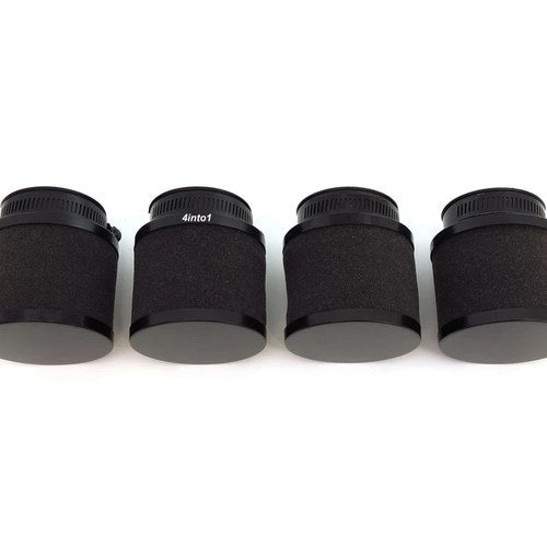 4 Pack 54mm Black Foam Pod Air Filter Cleaner Honda Kawasaki Suzuki Yamaha ATV