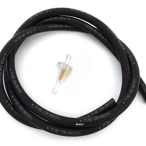 5 Feet - 5.5mm Genuine Honda Motorcycle Fuel Line & Single Clear Filter Set