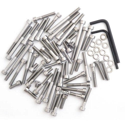 Stainless Steel Engine Allen Bolt Set - Honda CB550 CB550K CB550F 1974-1976