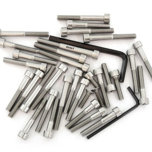 Stainless Steel Allen Bolt Set - Honda TL125 Trials - 1973-1975 - 33 Bolts