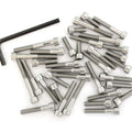 Stainless Steel Allen Bolt Set - Honda XR600R - 1985-1987 - 37 Bolts