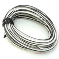 OEM Colored Electrical Wire 18 Gauge - 13' Roll - White / Black Stripe