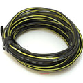 OEM Colored Electrical Wire 18 Gauge - 13' Roll - Black / Yellow Stripe