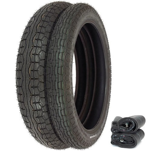 Irc GS-11 Tire Set - Yamaha RD350 XS360 - Tires and Tubes