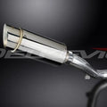 Delkevic Honda VFR1200 High Mount Mini 8" Stainless Round Muffler 2010-2015