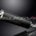 Delkevic 18" Carbon Oval Muffler Exhaust - Honda Silver Wing FSC600 2002-2014