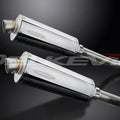 Delkevic 14” Stainless Mufflers - Suzuki Hayabusa GSX1300R 2008-2020 Exhaust