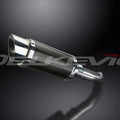 Delkevic 8" Mini Carbon Fiber Round Slip On Muffler - Suzuki SV650 17-20 Exhaust