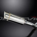 Delkevic 8" Stainless Round Slip On Muffler - Suzuki GSX-R1000 2001-2002 Exhaust