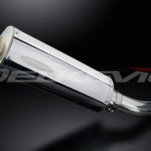 Delkevic 14" Stainless Muffler - Suzuki GSX1250FA Traveller 2010-2016 Exhaust