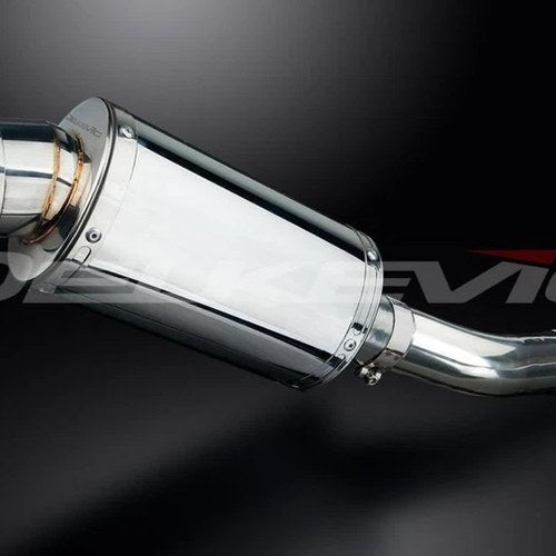 Delkevic 9" Stainless Slip On Muffler - Suzuki GSF1250 Bandit 07-14, 16 Exhaust